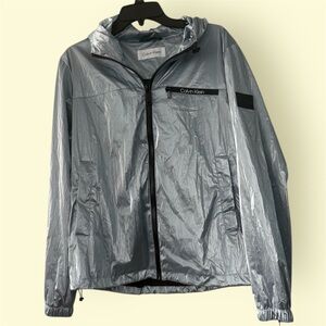 Calvin Klein Metallic Silver Jacket